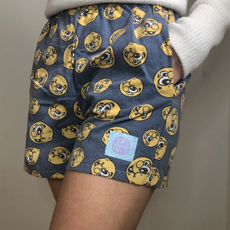 short motifs upcyclé